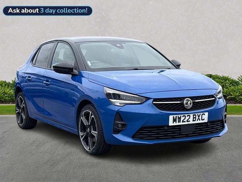 Used Vauxhall Corsa Edition 100 HP (73 kW) 2022 Blue Hatchback