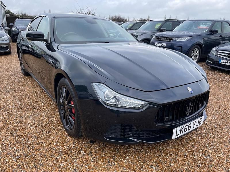 Black Used 2016 Maserati Ghibli Sedan | £13,990 (Fair price) - Image 1/4