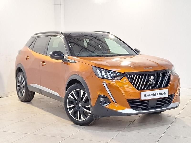 Used Peugeot 2008 GT-line 129 HP (94 kW) 2020 Orange SUV