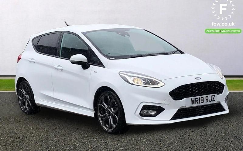 Used Ford Fiesta ST-Line 125 HP (91 kW) 2019 White Hatchback