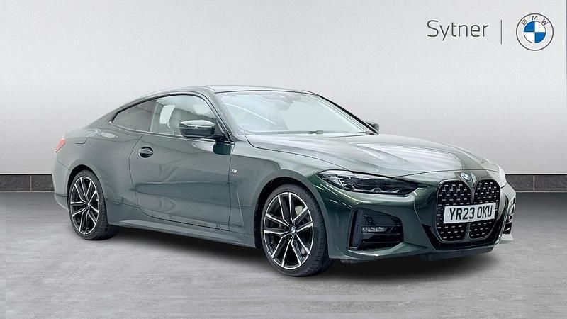 Green Used 2023 BMW 420 M Sport Coupe | £31,500 (Good price) - Image 1/4