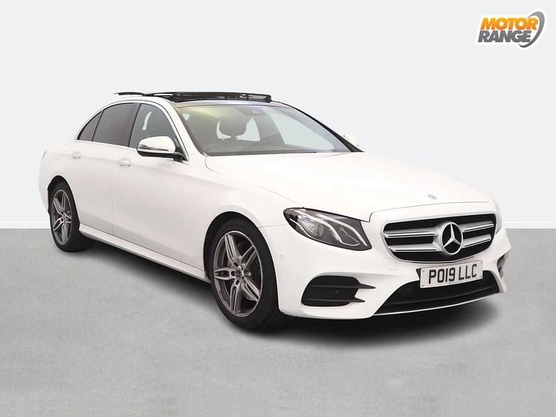 White Used 2019 Mercedes E220 AMG Line Premium Sedan | £19,895 (Fair price) - Image 1/4