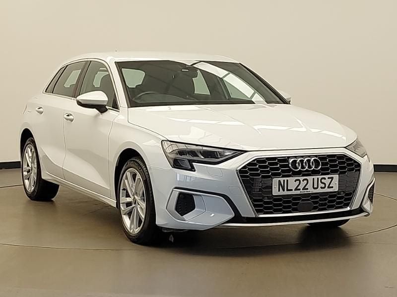 White Used 2022 Audi A3 e-tron Sport Hatchback | £18,698 (Good price) - Image 1/4
