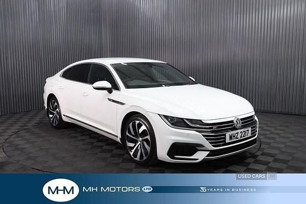 White Used 2018 VW Arteon R-line Hatchback | £13,995 (A bit pricey) - Image 1/4