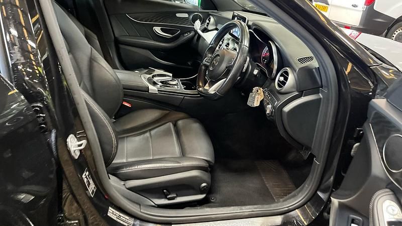 Used Mercedes C250 AMG line 204 HP (150 kW) 2017 Black Sedan