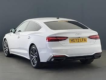 Used Audi A5 S-Line 163 HP (119 kW) 2022 White Hatchback