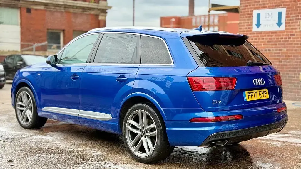 Used Audi Q7 S-Line 2017 Blue SUV