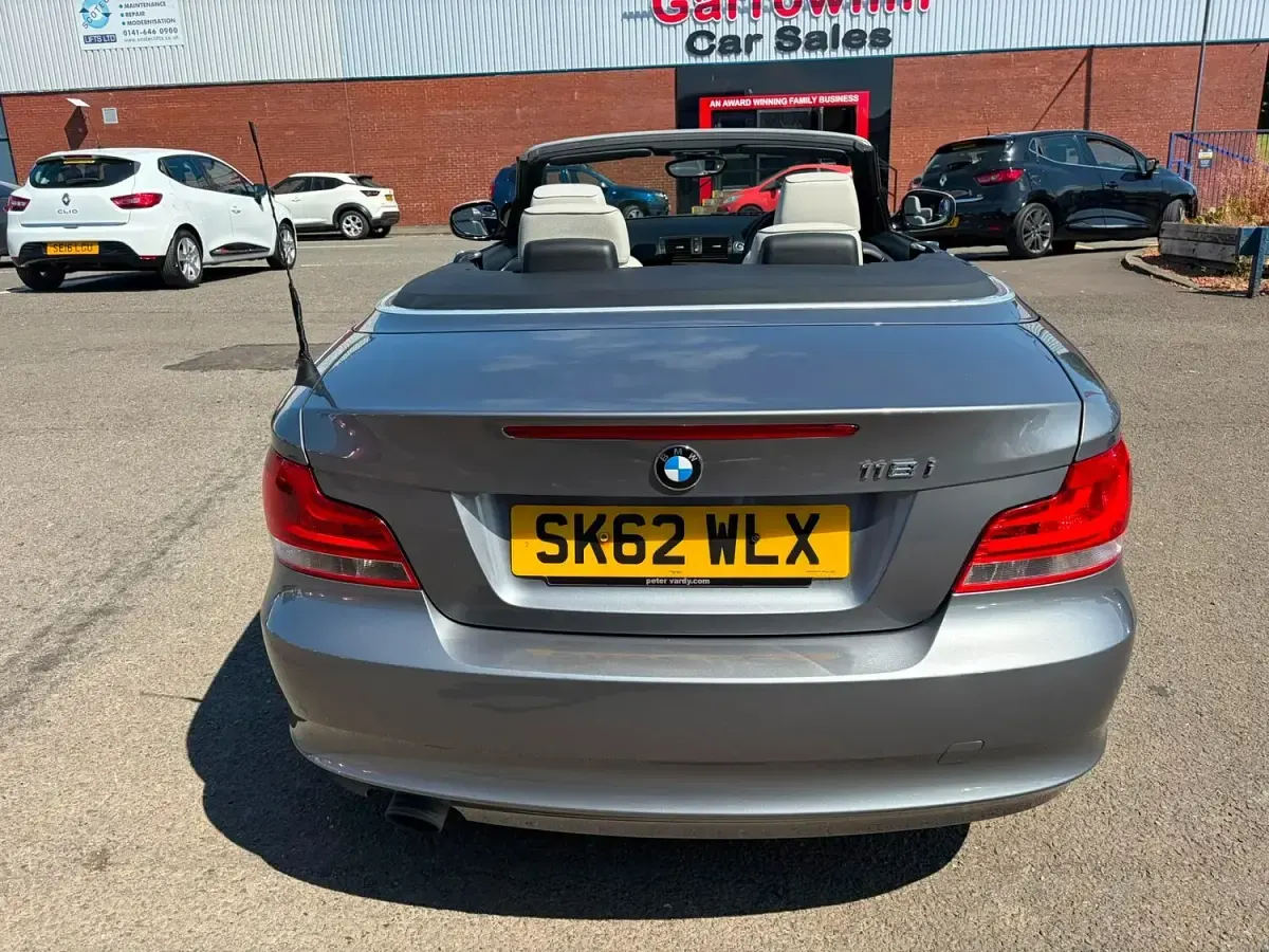 Used BMW 118 Cabriolet Exclusive 2012 Grey Cabriolet