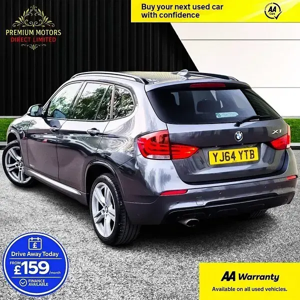Used BMW X1 M Sport 184 HP (135 kW) 2014 Grey SUV