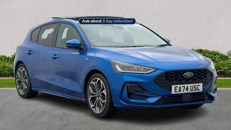 Used Ford Focus ST-Line X 155 HP (114 kW) 2025 Blue Hatchback