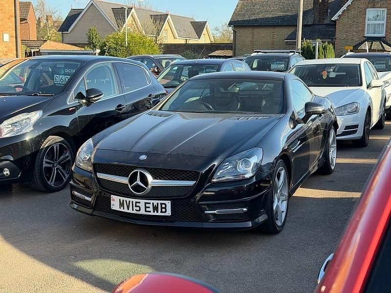 Used Mercedes SLK200 AMG 184 HP (135 kW) 2015 Black Cabriolet