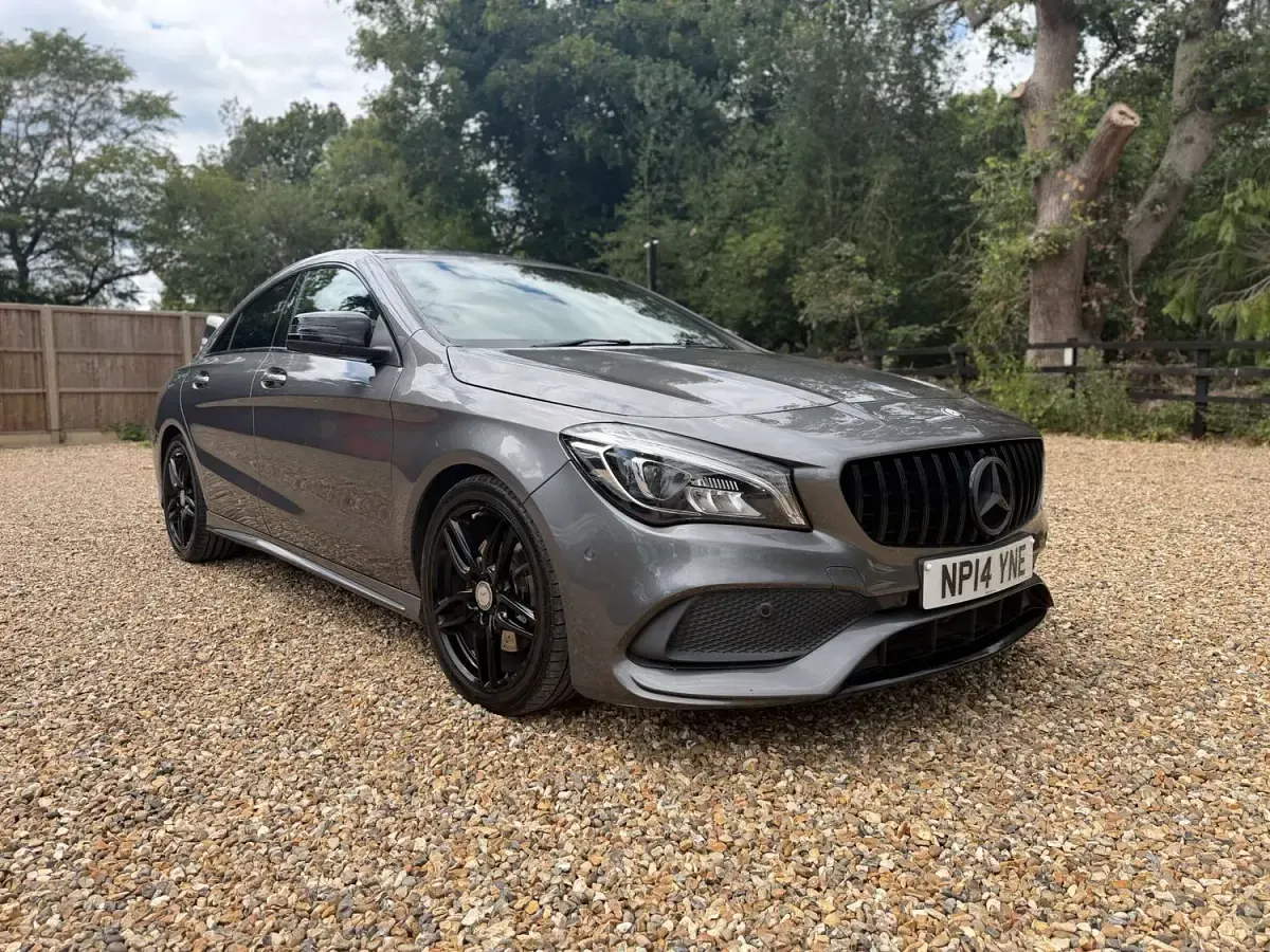 Used Mercedes CLA220 AMG line 177 HP (130 kW) 2017 Grey Coupe