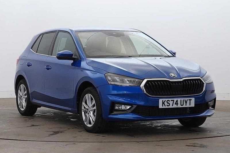 Race blue metallic Used 2024 Skoda Fabia Colour Edition Hatchback | £17,250 (A bit pricey) - Image 1/4