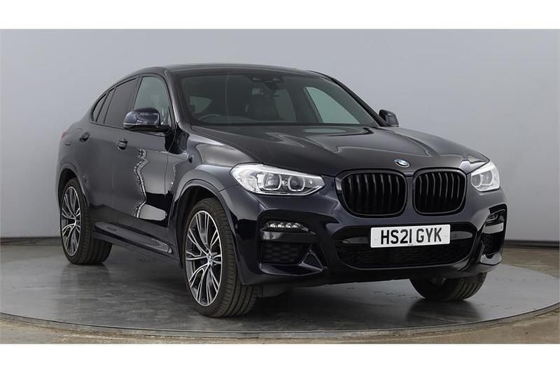 Carbon black Used 2021 BMW X4 M Sport SUV | £34,995 (Good price) - Image 1/4