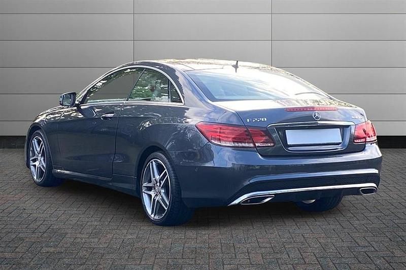 Used Mercedes E220 AMG Line Premium 177 HP (130 kW) 2015 Grey Coupe