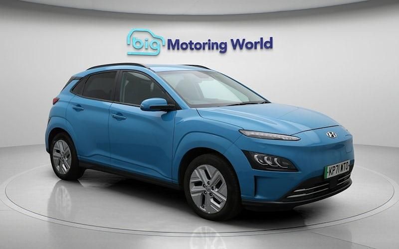 Used Hyundai Kona Premium 150 kW (204 HP) 2021 Blue SUV