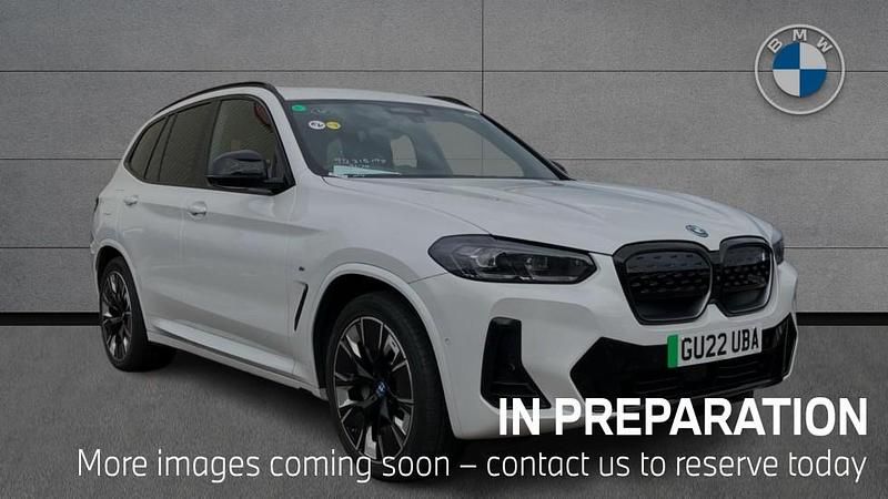 White Used 2022 BMW iX3 M Sport SUV | £33,036 (Fair price) - Image 1/4