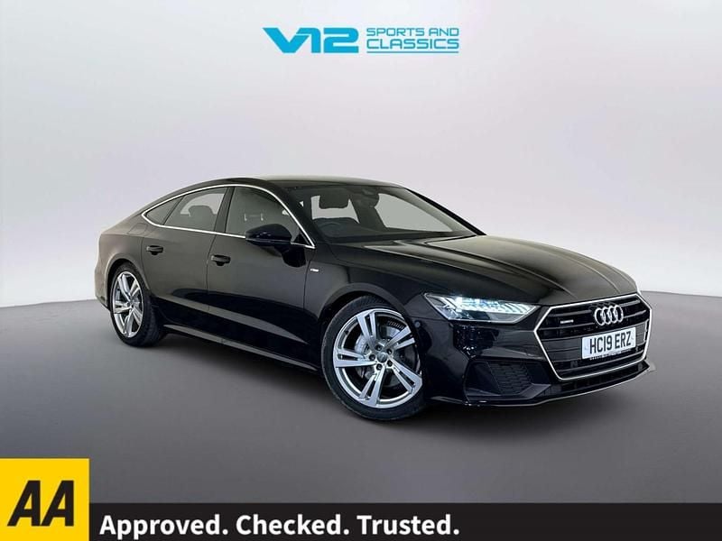 Used Audi A7 S-Line 231 HP (169 kW) 2019 Black Sedan
