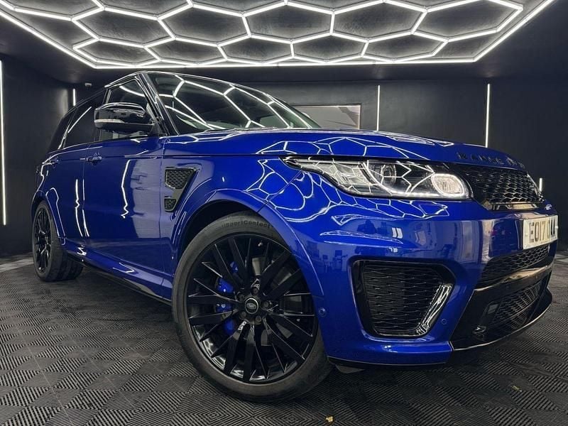 Blue Used 2017 Land Rover Range Rover Sport SVR SUV | £39,995 (Super price) - Image 1/2