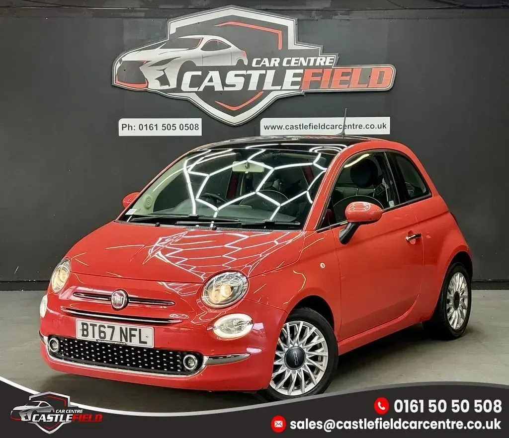 Used Fiat 500 Lounge 69 HP (50 kW) 2017 Pink Hatchback