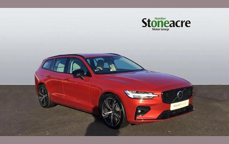 Red Used 2025 Volvo V60 Plus Estate | £33,995 (Fair price) - Image 1/4