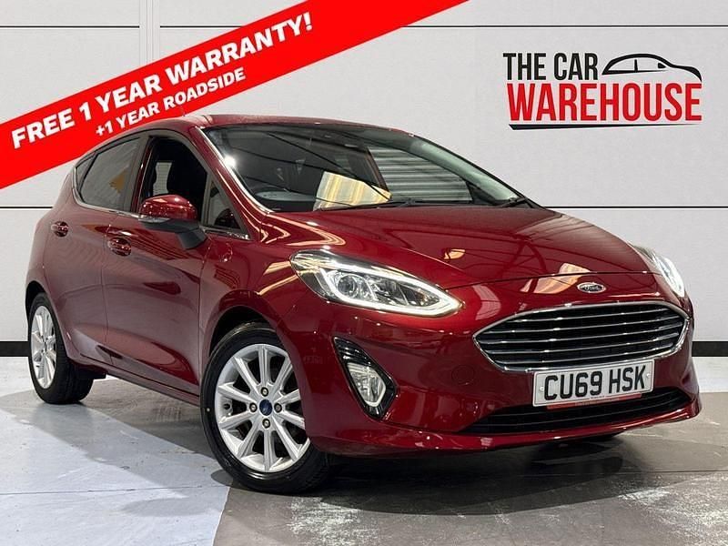 Red Used 2019 Ford Fiesta Titanium Hatchback | £10,750 (Fair price) - Image 1/4