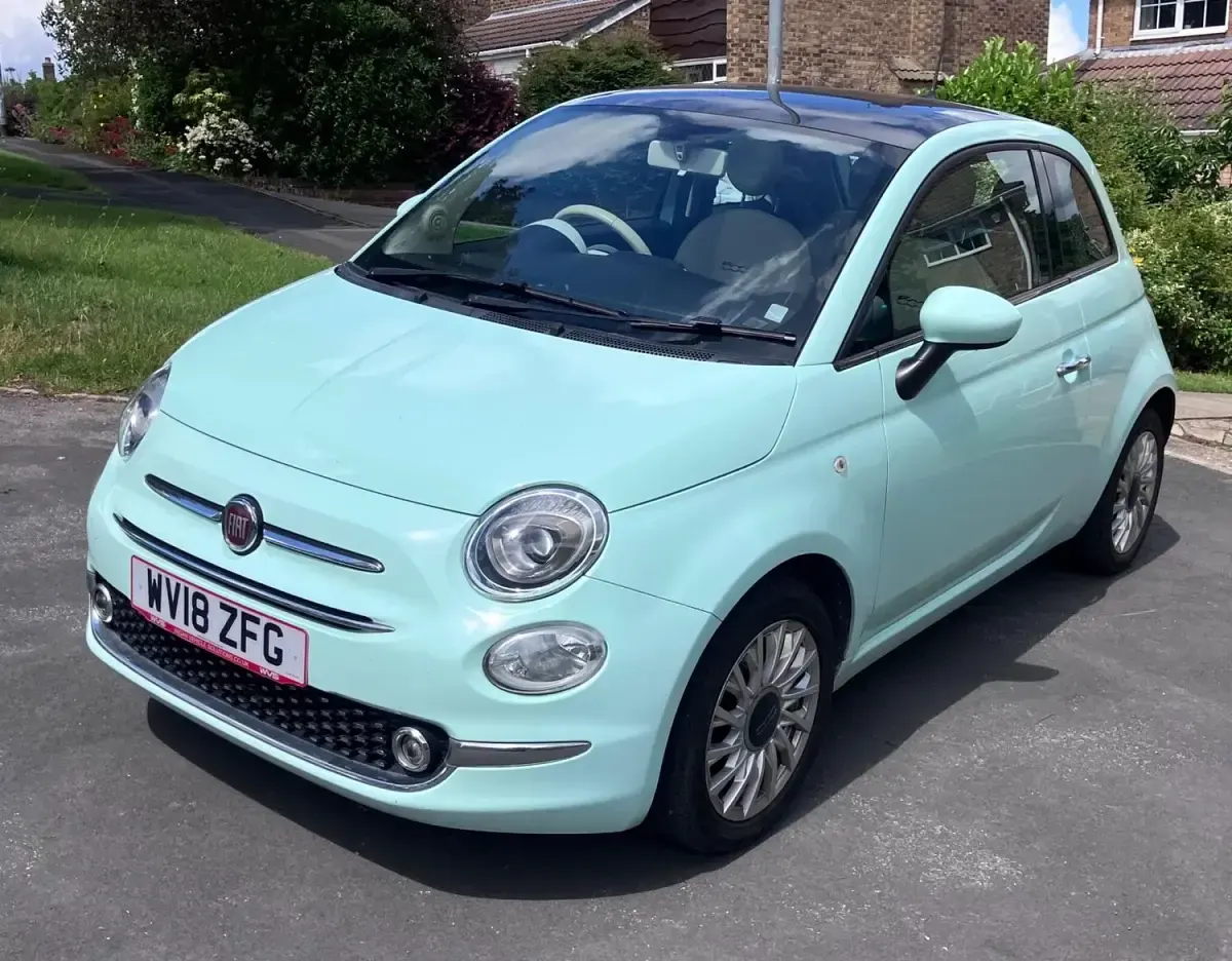 Used Fiat 500 Lounge 69 HP (50 kW) 2018 Green Hatchback