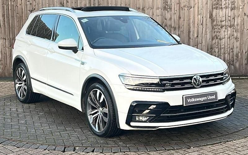 White Used 2018 VW Tiguan R-line SUV | £17,999 (Fair price) - Image 1/3