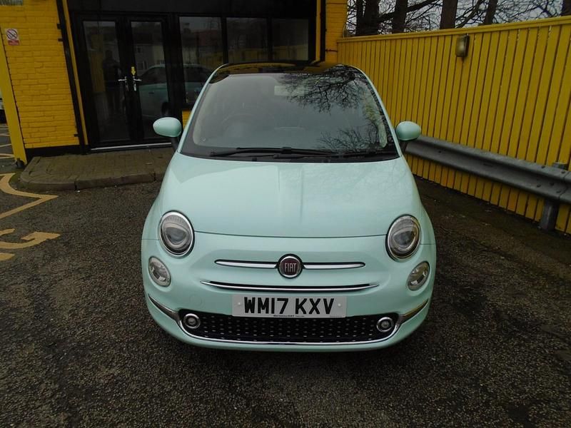 Used Fiat 500 Lounge 69 HP (50 kW) 2017 Green Hatchback