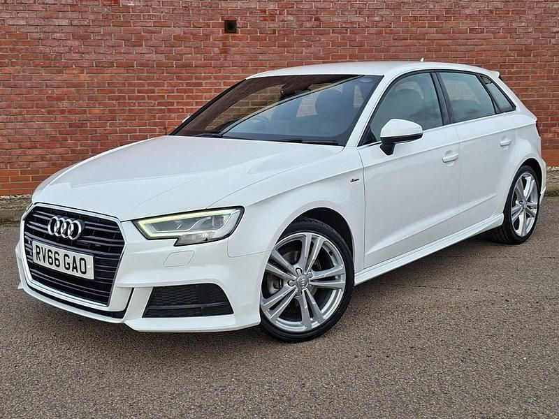 Used Audi A3 S-Line 2016 White Hatchback