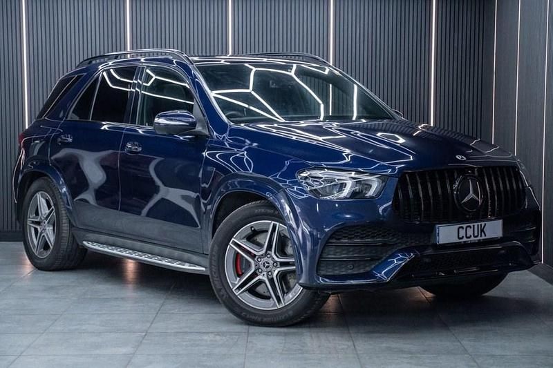 Used Mercedes GLE350 AMG line 320 HP (235 kW) 2021 Blue Estate