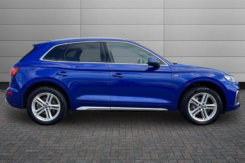 Used Audi Q5 S-Line 265 HP (194 kW) 2021 Blue SUV