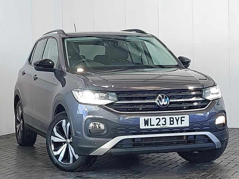 Grey Used 2023 VW T-Cross Black Edition SUV | £18,498 (Fair price) - Image 1/4