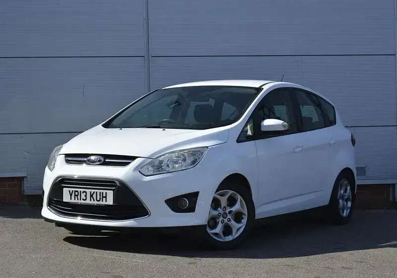 Used Ford C-MAX Zetec 125 HP (91 kW) 2013 White MPV