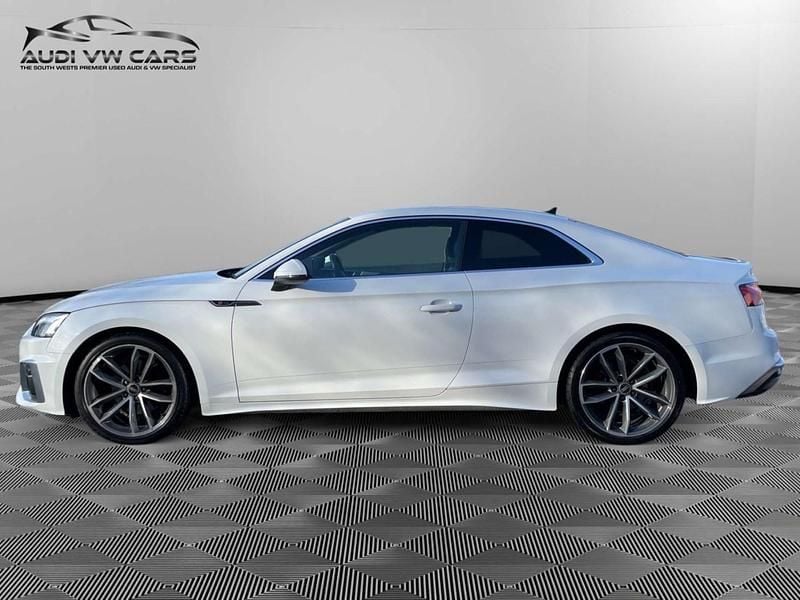 Used Audi A5 S-Line 163 HP (119 kW) 2021 White Coupe