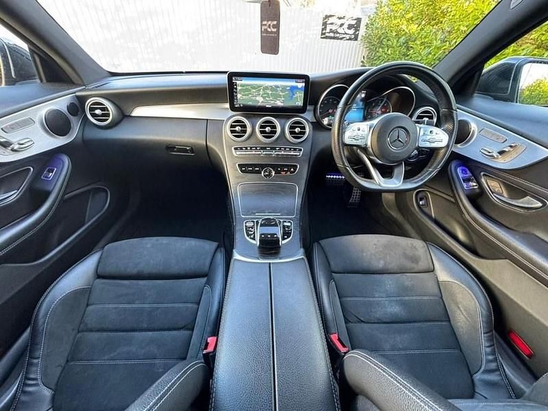 Used Mercedes C300 AMG Line Premium 245 HP (180 kW) 2019 Silver Coupe