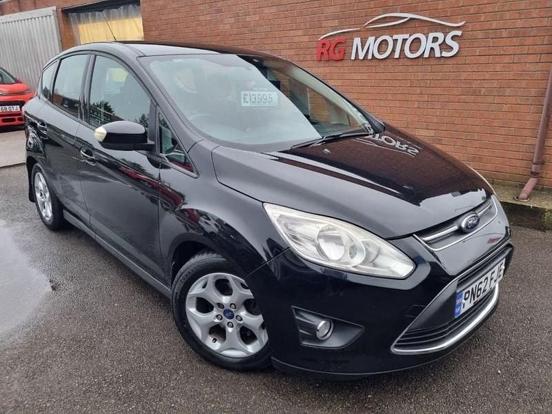 Black Used 2012 Ford C-MAX Zetec MPV | £3,995 (Good price) - Image 1/4