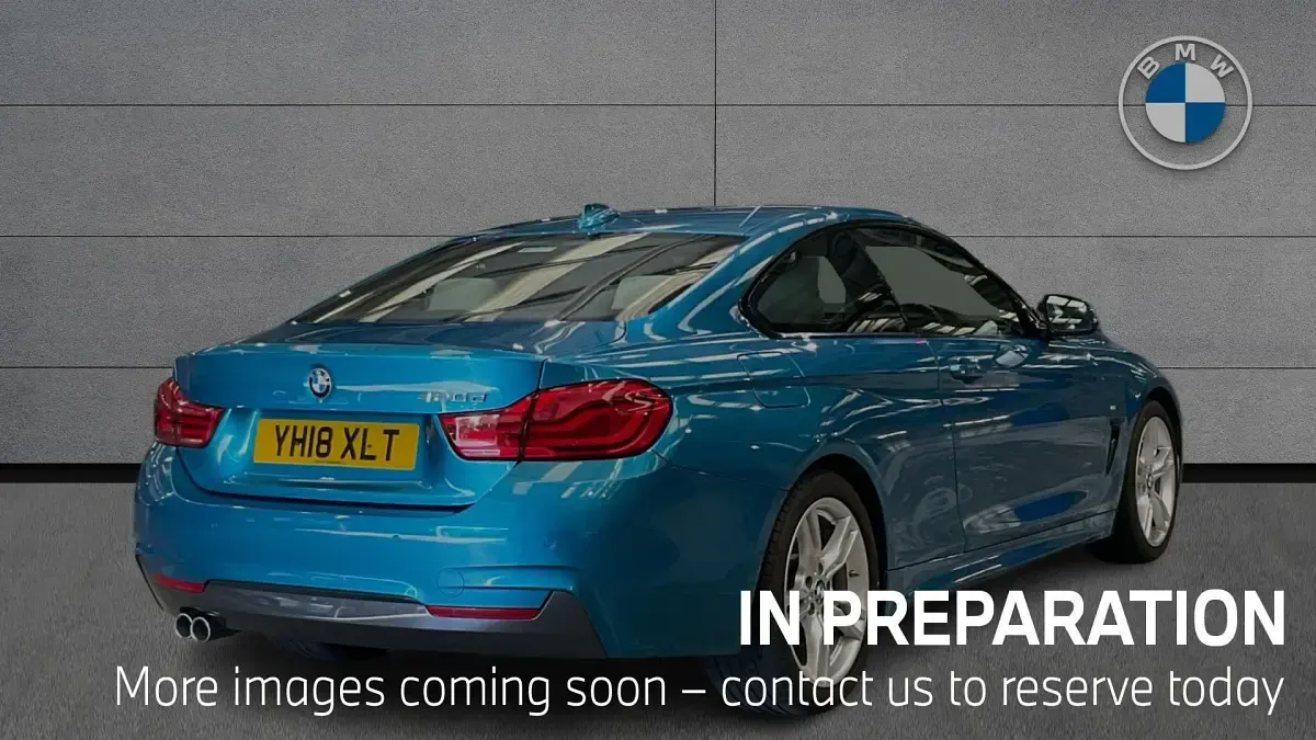 Used BMW 420 M Sport 187 HP (137 kW) 2018 Blue Coupe