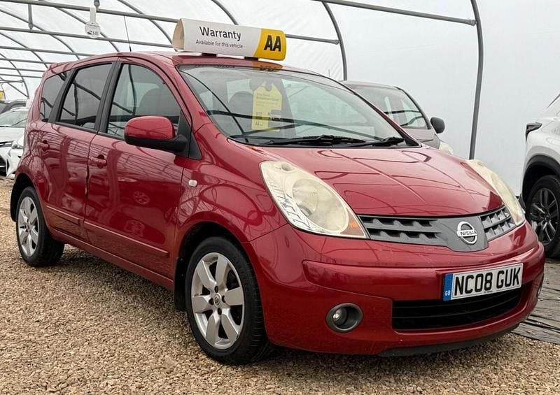 Red Used 2008 Nissan Note Acenta MPV | £2,199 (Fair price) - Image 1/4