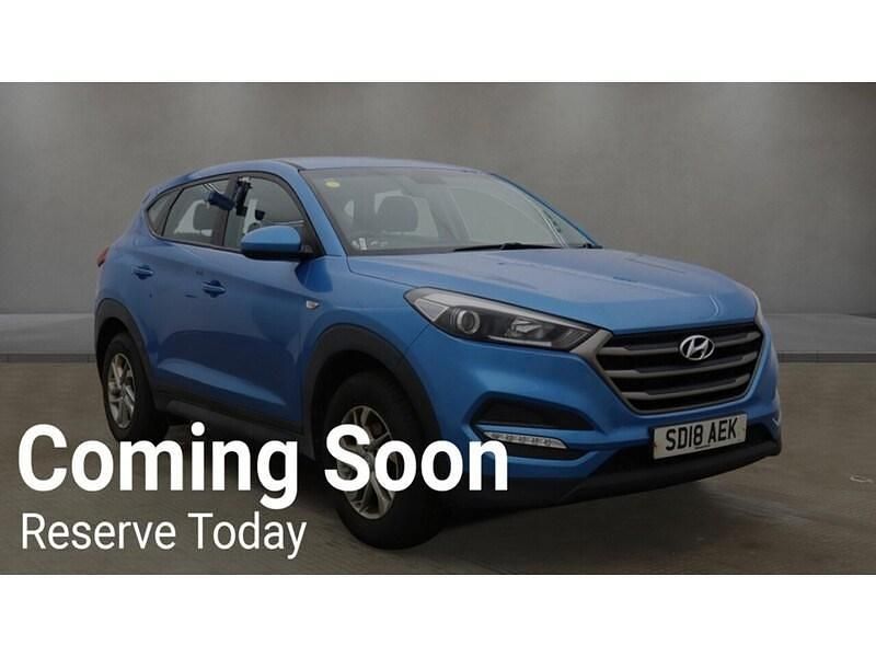 Blue Used 2018 Hyundai Tucson SUV | £8,995 (Good price) - Image 1/4