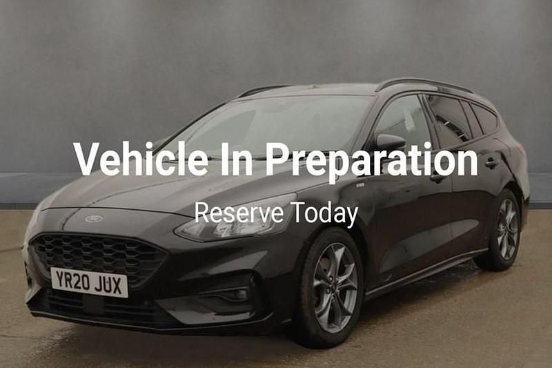 Black Used 2020 Ford Focus ST-Line Estate | £9,990 (Good price) - Image 1/1