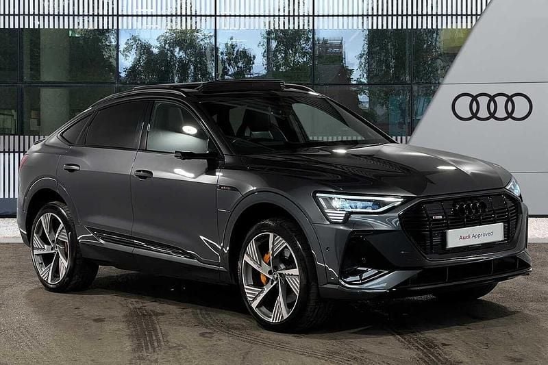 Grey Used 2022 Audi e-tron Sportback Advanced SUV | £34,999 - Image 1/4