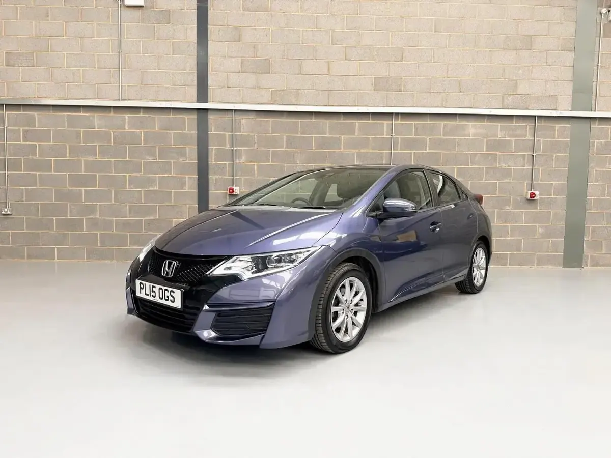 Used Honda Civic S 142 HP (104 kW) 2015 Blue Hatchback