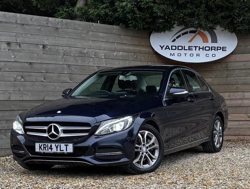 Blue Used 2014 Mercedes C200 Sedan | £10,995 (Fair price) - Image 1/4