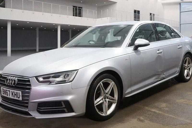Used Audi A4 S-Line 150 HP (110 kW) 2018 Silver Sedan