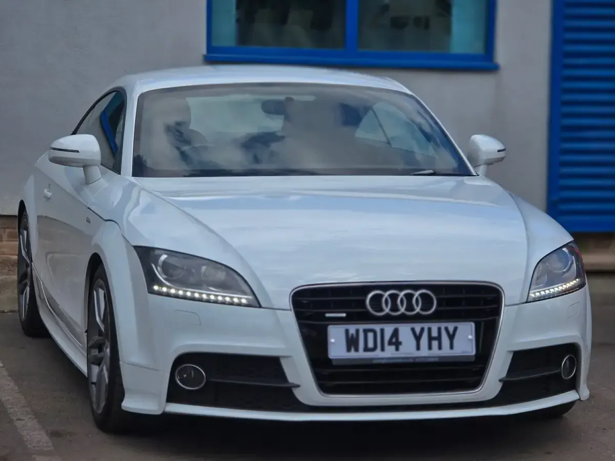 Used Audi TT S-Line 170 HP (125 kW) 2014 White Coupe