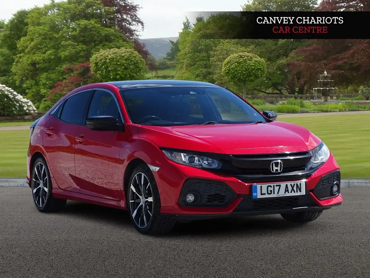 Used Honda Civic EX 129 HP (94 kW) 2017 Red Hatchback