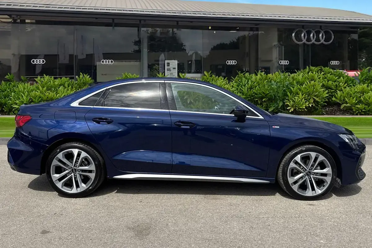 Used Audi A3 S-Line 116 HP (85 kW) 2025 Blue Sedan