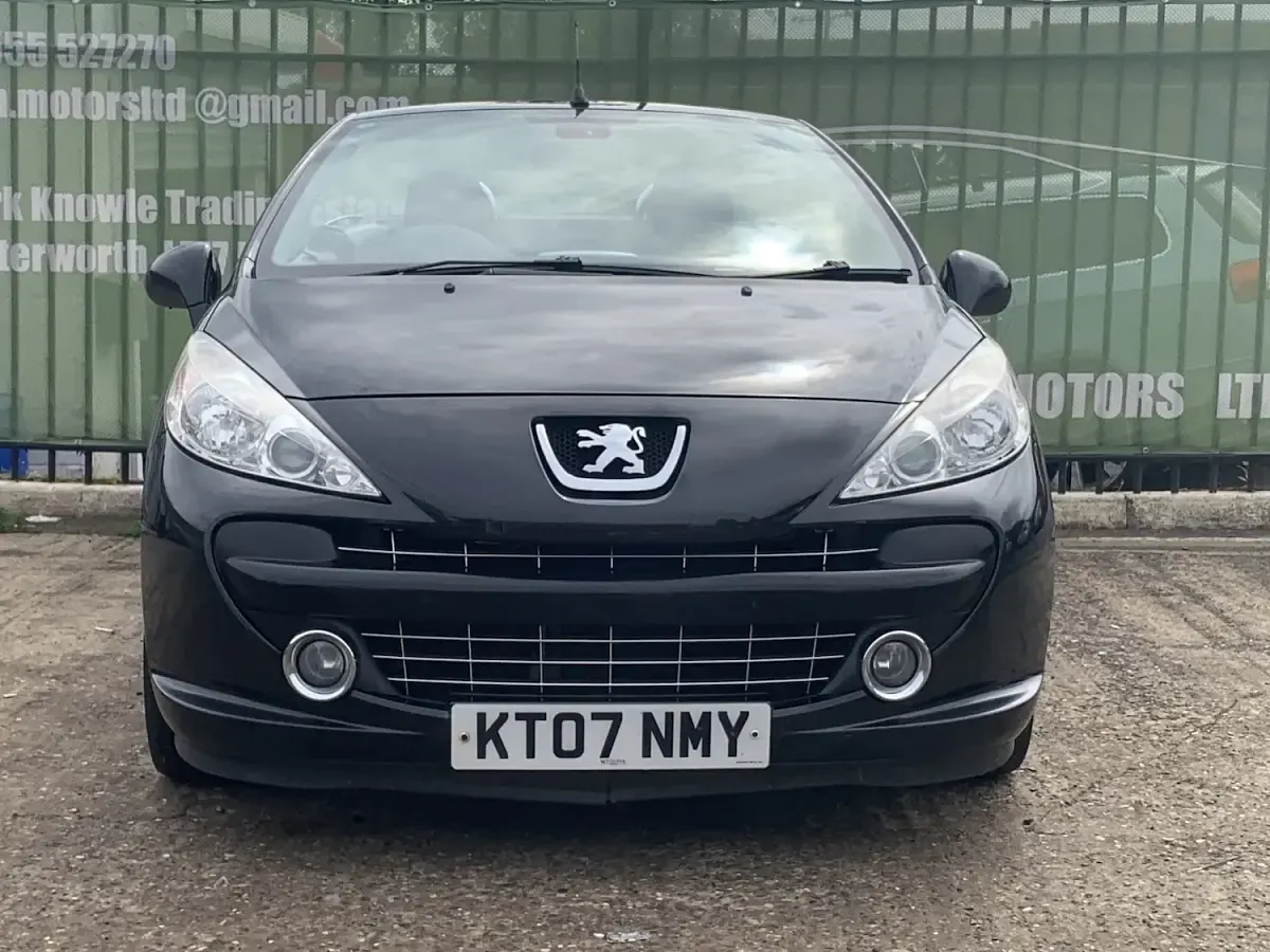Used Peugeot 207 CC GT 2007 Black Cabriolet
