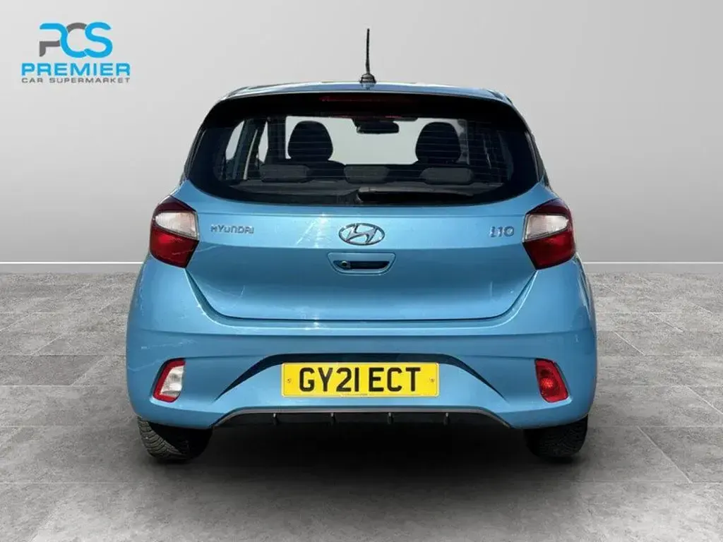 Used Hyundai i10 SE 84 HP (61 kW) 2021 Aqua turquoise Hatchback